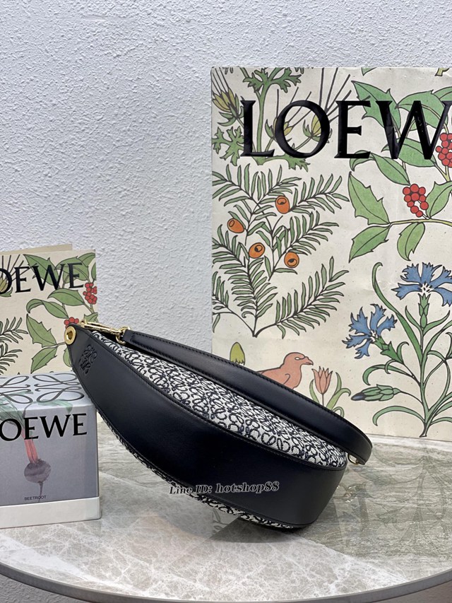 Loewe專櫃同步2022最新款Luna半月形Hobo手袋 羅意威小號月亮包 型號10193 lyw1447